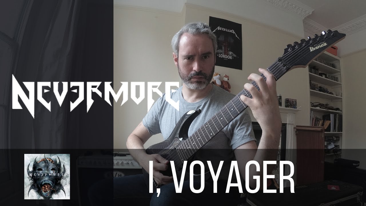 Nevermore - I, Voyager guitar cover (WITH SOLO)