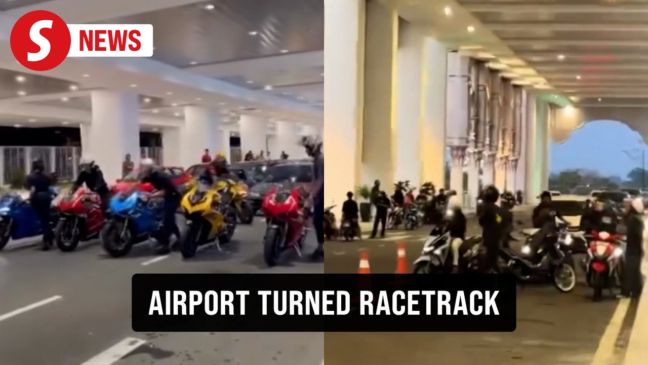 Newly upgraded Kelantan airport turned into 'mat rempit' racing spot