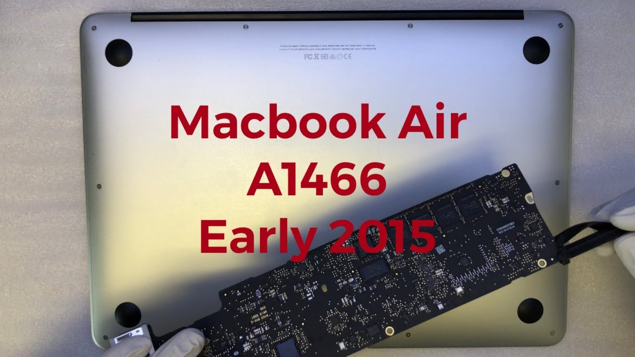Macbook Air 2015 Motherboard Replacement - Step by step