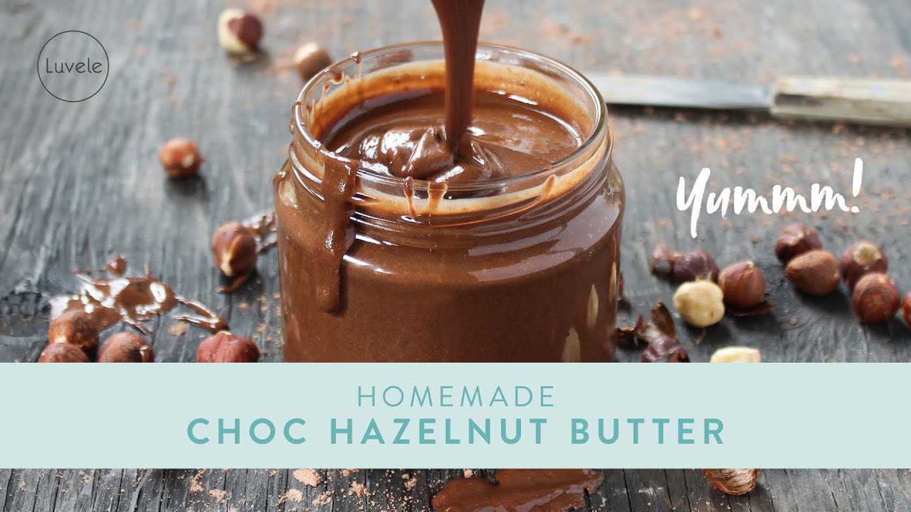 Healthy homemade Nutella in a Stainless Steel Blender