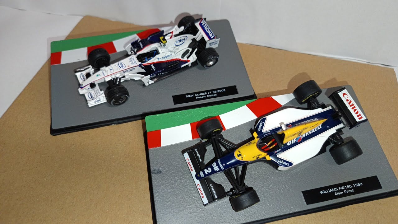 Centauria - Forma 1 Legendái - 10. Williams FW 15C 1993 / 11.BMW Sauber F108 2008