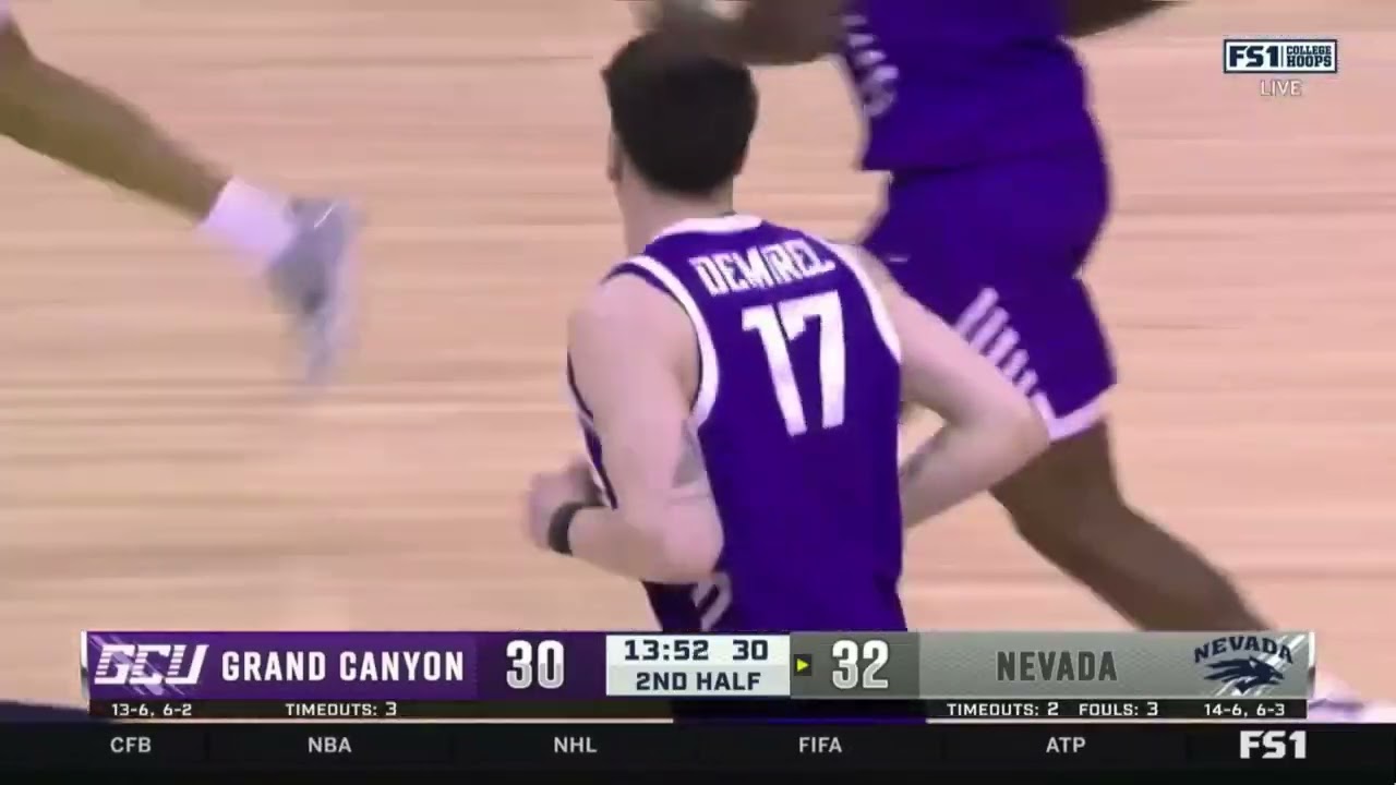 HIGHLIGHTS: Grand Canyon at Nevada Men's Basketball 1/28/26