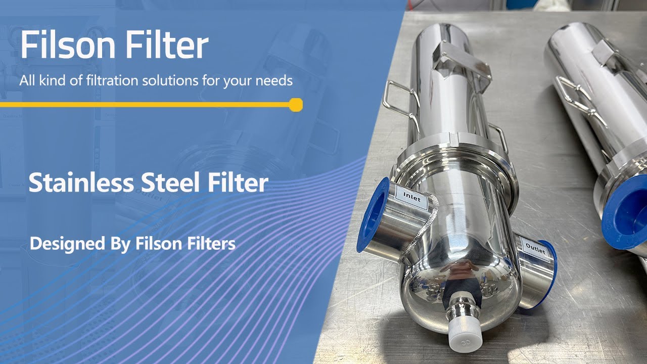 Sterilization Gas&Steam Filter housings in 3A culinary steam standard