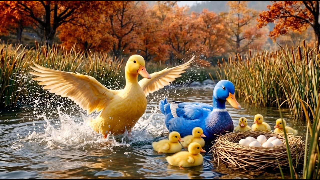 The Adventure of the Duck _The Forest Duck Love Story _3D Animation  _3D Cartoon