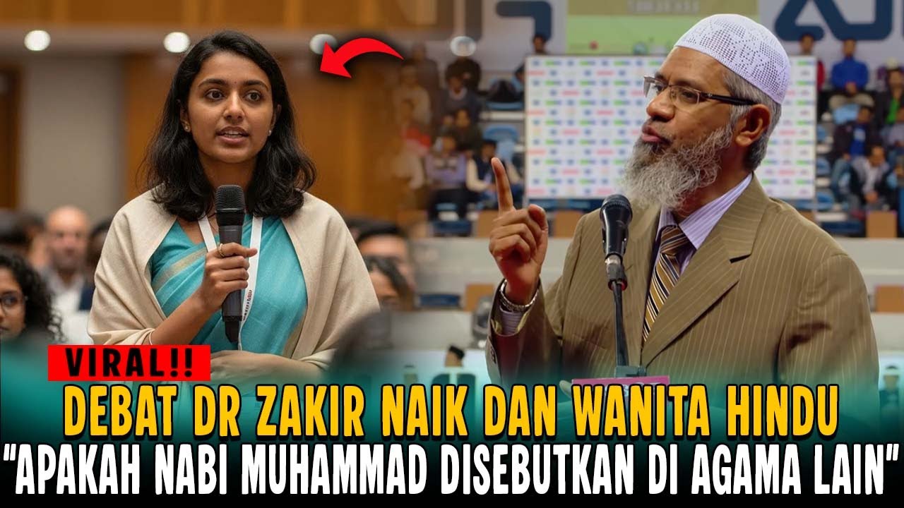 DEBAT‼️ DR ZAKIR NAIK VS HINDU: WANITA HINDU MUALAF KARENA KISAH NABI MUHAMMAD SAW