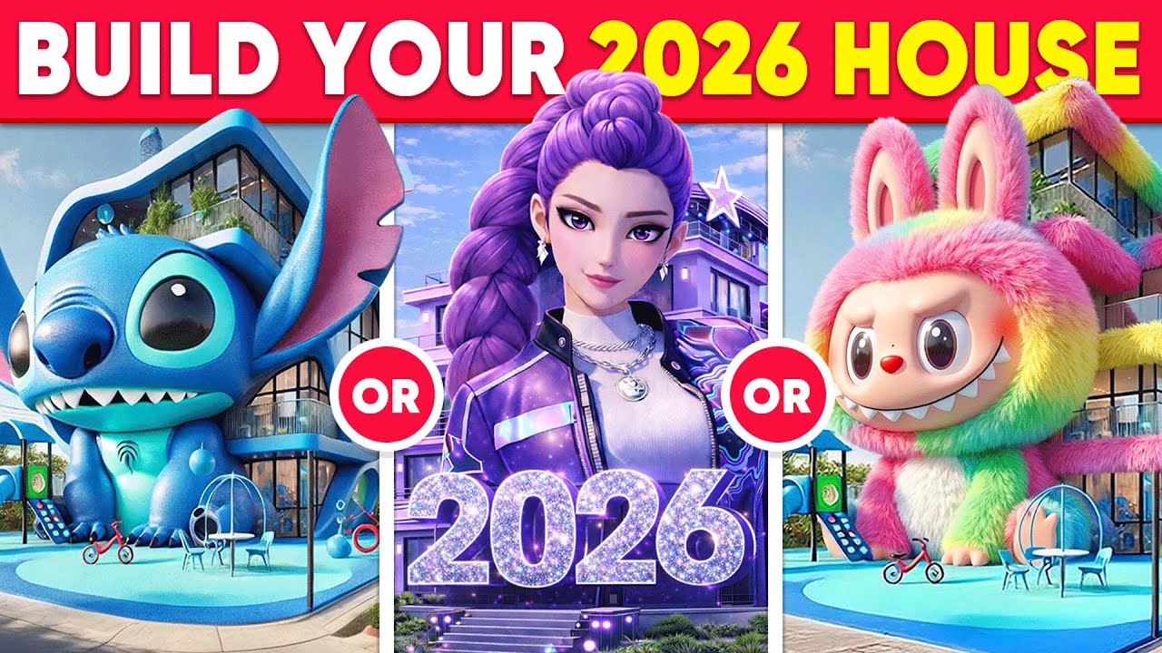 Would You Rather - Build Your New 2026 Fantasy House 🏡✨🌈💰 Quiz Dino