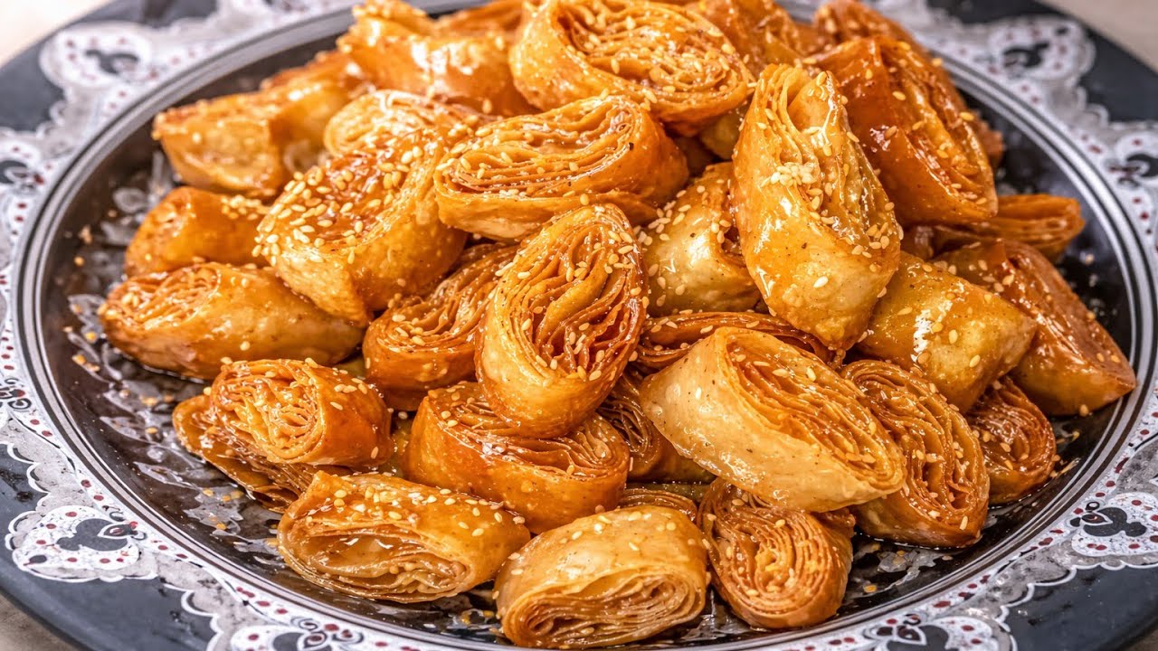 💪لسان الطير المعسلة بطريقة سهلة… ذوبان فالفم 🤤✨ واقتصادية كتخرج كمية كبيرة 🔥مع طريقة الاحتفاظ