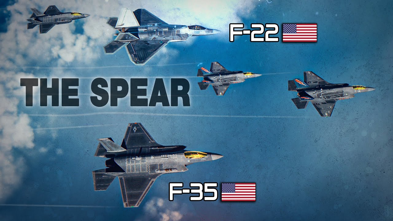 F-35 Lightning + F-22 Raptor | Stealth Attack | Цифровой боевой симулятор | DCS |