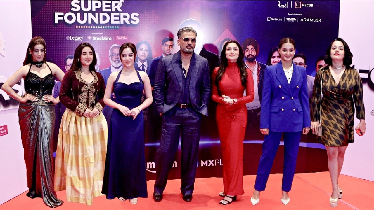 Sunil Shetty, Jannat Zubair, Ashnoor Kaur, Shefali Bagga, Shakti Mohan At Bharat Ke Super Founders