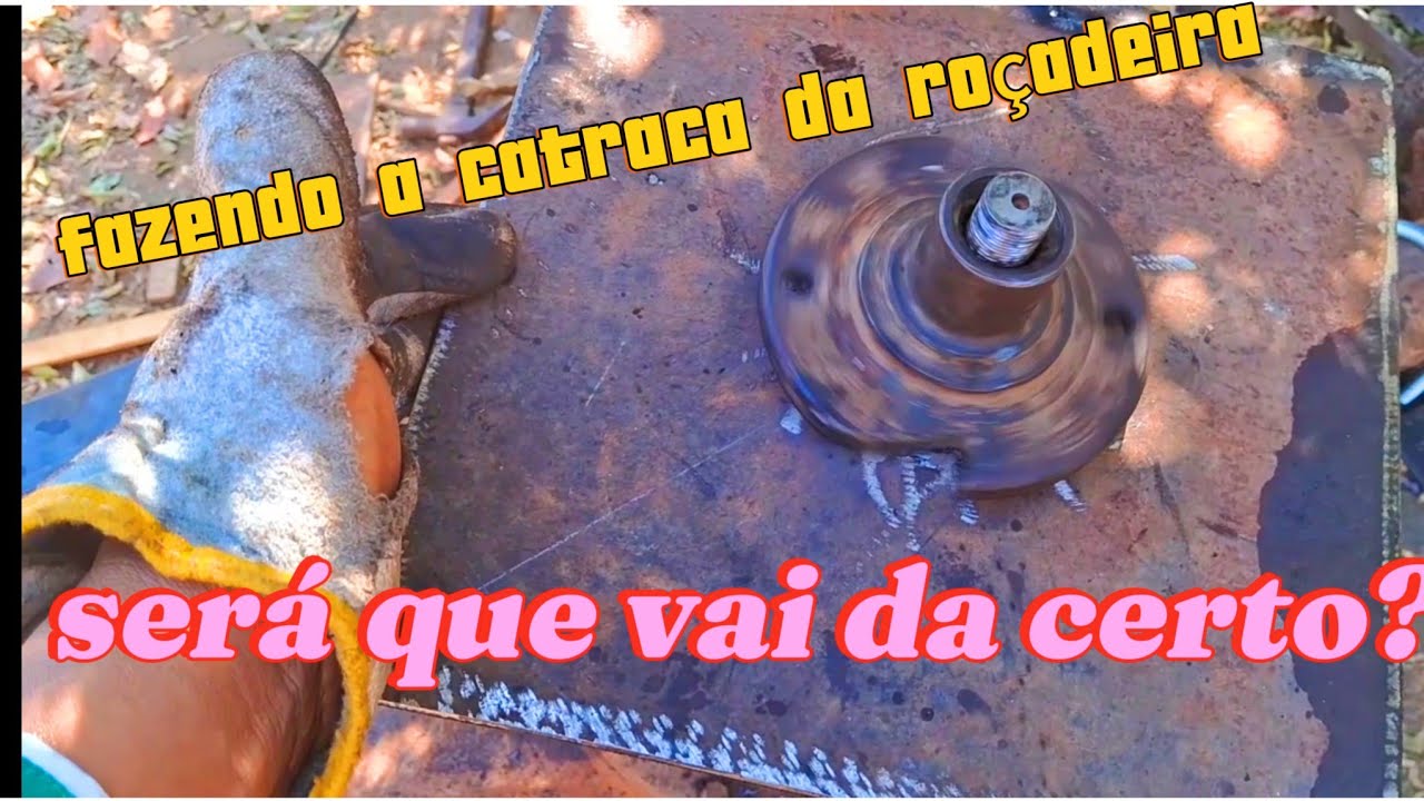 como fazer uma catraca de uma roçadeira de arrasto caseira?