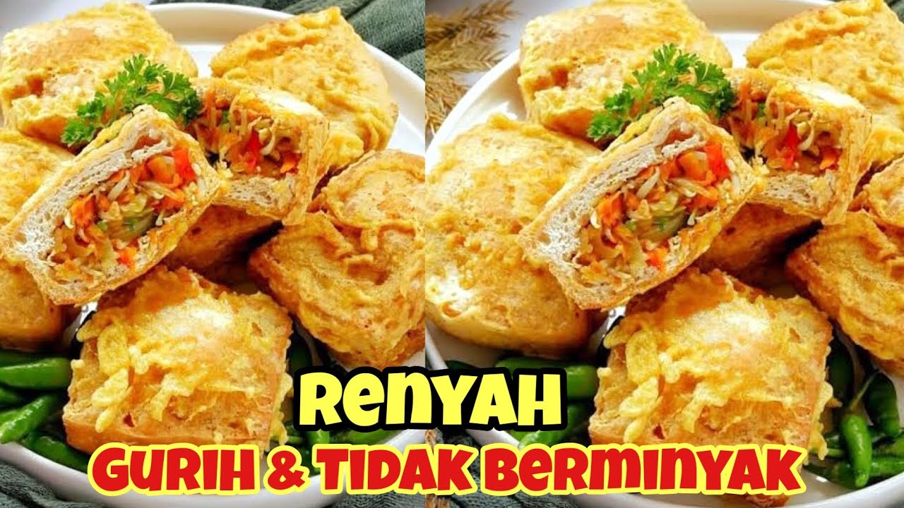 Tahu Isi sayuran Ayam Renyah, Gurih, Garing, Crispy, Tidak Berminyak,