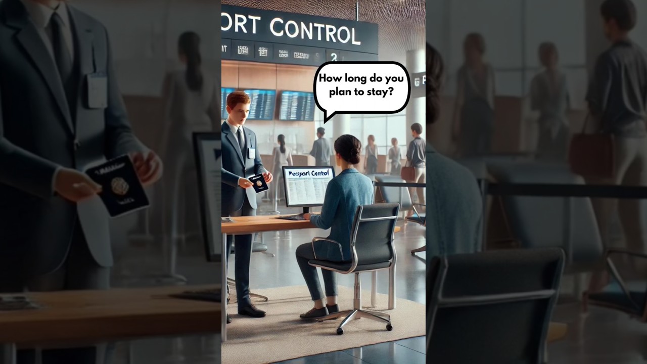 English Conversation at the Airport | Control Passport #airport #learning #english #englishclass
