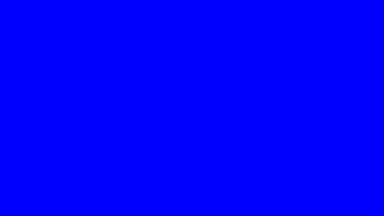Blue Screen, No Sound