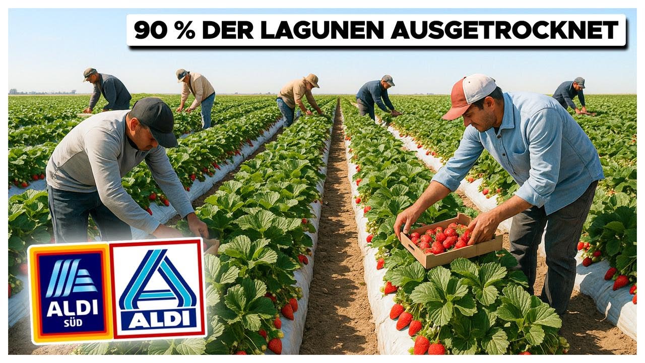 Deine Billig-Erdbeeren Rauben Spaniens Nationalpark Das Wasser