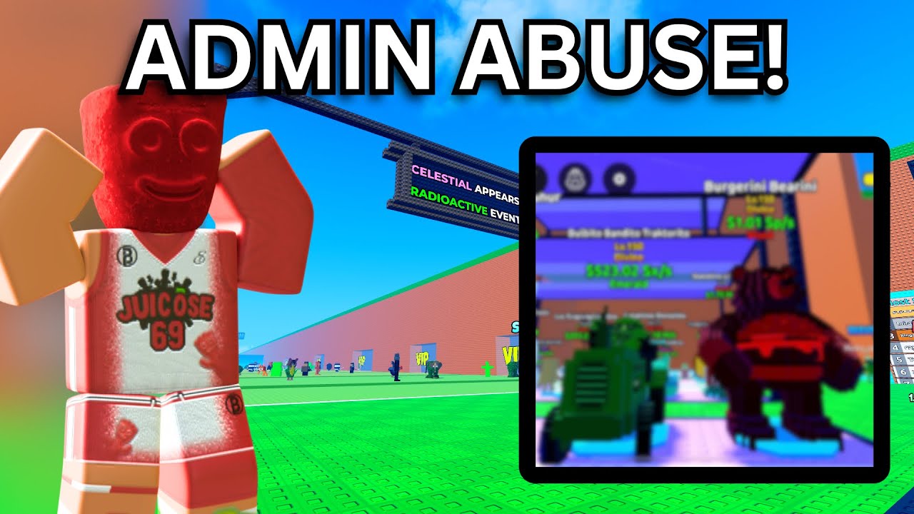 ADMIN ABUSE In Roblox Escape Tsunami For Brainrots Was CRAZY!