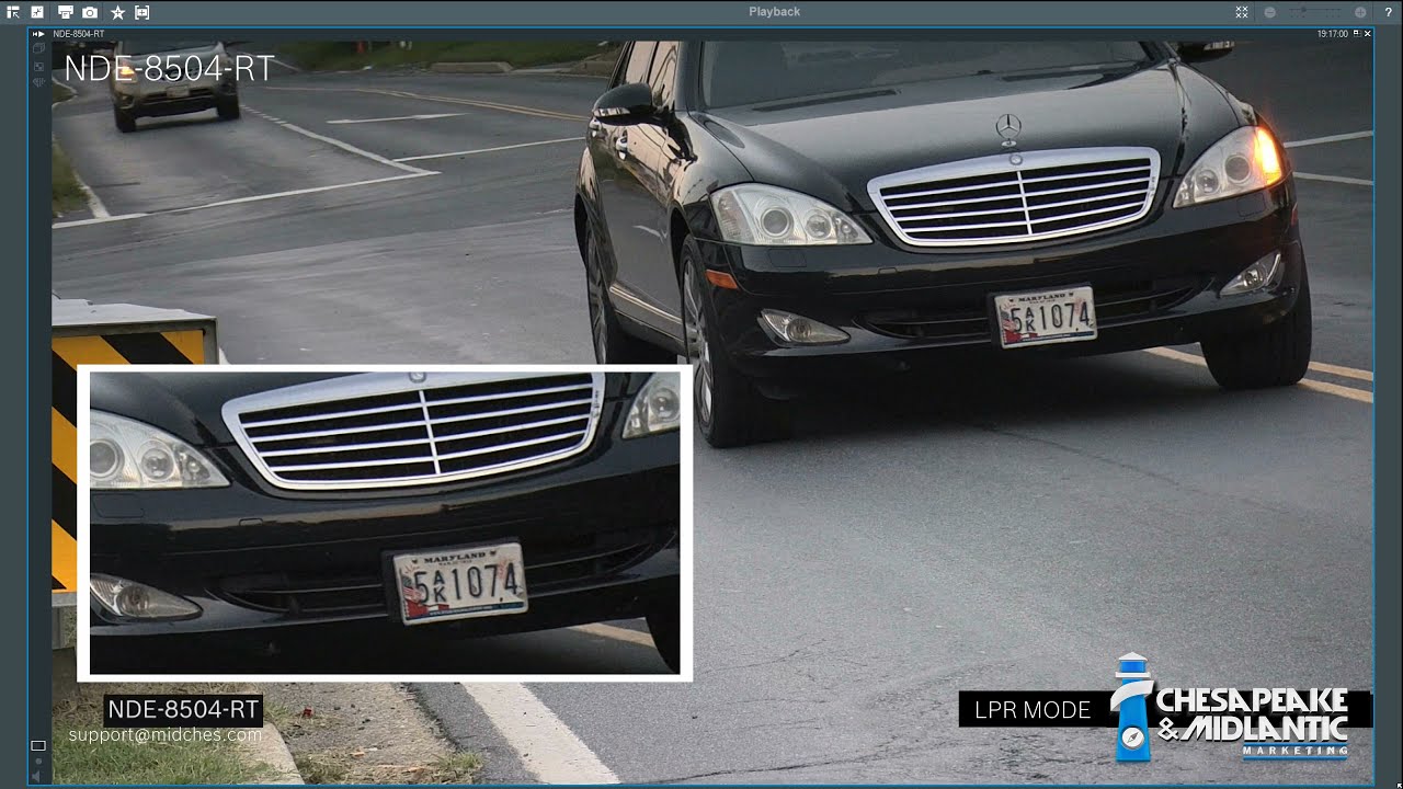 Bosch NDE-8502-RT & NDE-8504-RT with NIR-50850-MRP License Plate Recognition (LPR) Demonstration