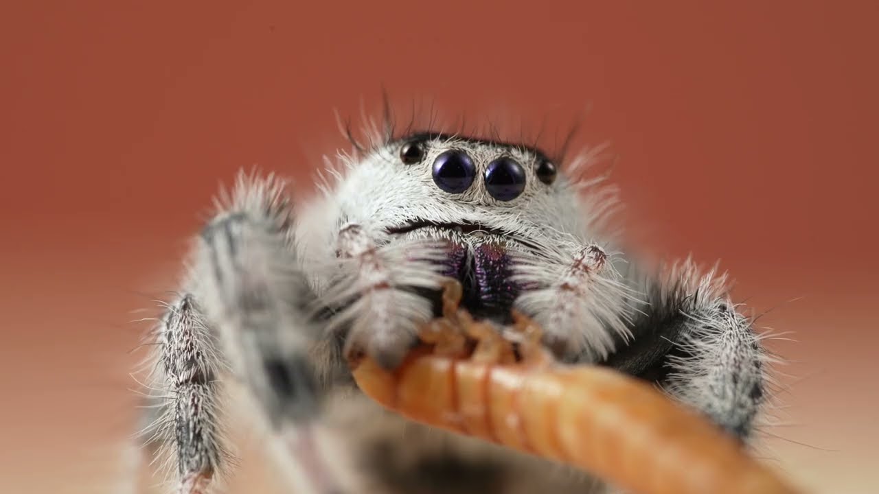 The Most Adorable Hunter: Jumping Spider Feeding & Lo-fi Chill