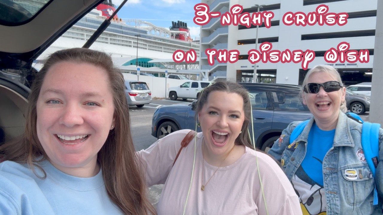Our 3-night cruise on the Disney Wish. It didn't go as planned, but we still had a nice time.
