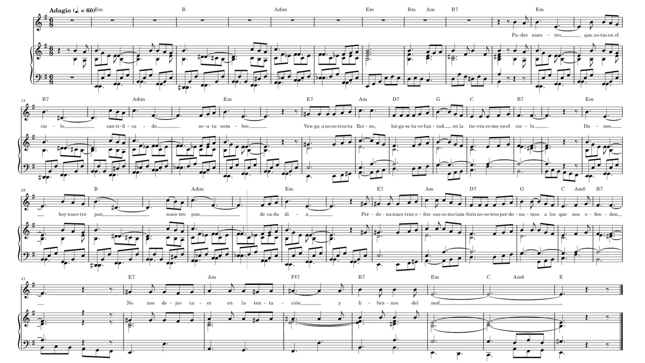 Padre Nuestro -Misa Melodica- (Alejandro Mejia Pereda, f.m.s.)