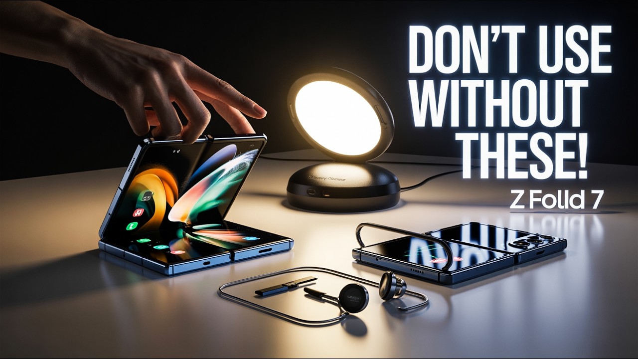 Первые аксессуары для Galaxy Z Fold 7, которые стоит купить: 10 самых необходимых вещей 2026 года!