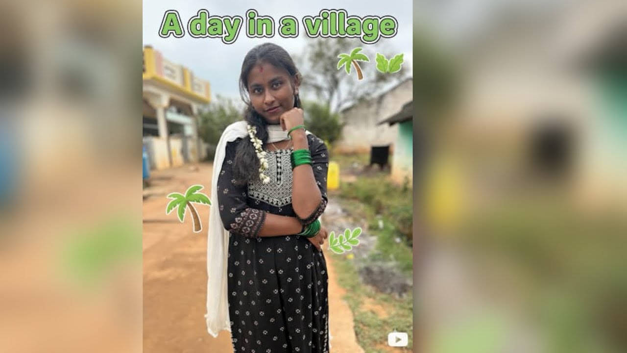 A day a village with family 🥰🍃