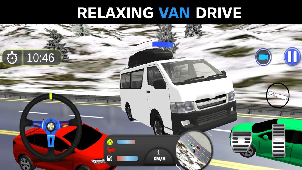 Urban City Roads Van Drive 🛣️ | Real Driving Feel