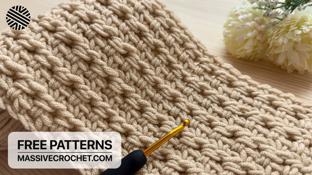 Crochet a Very Easy & Unusual Baby Blanket Pattern for Beginners