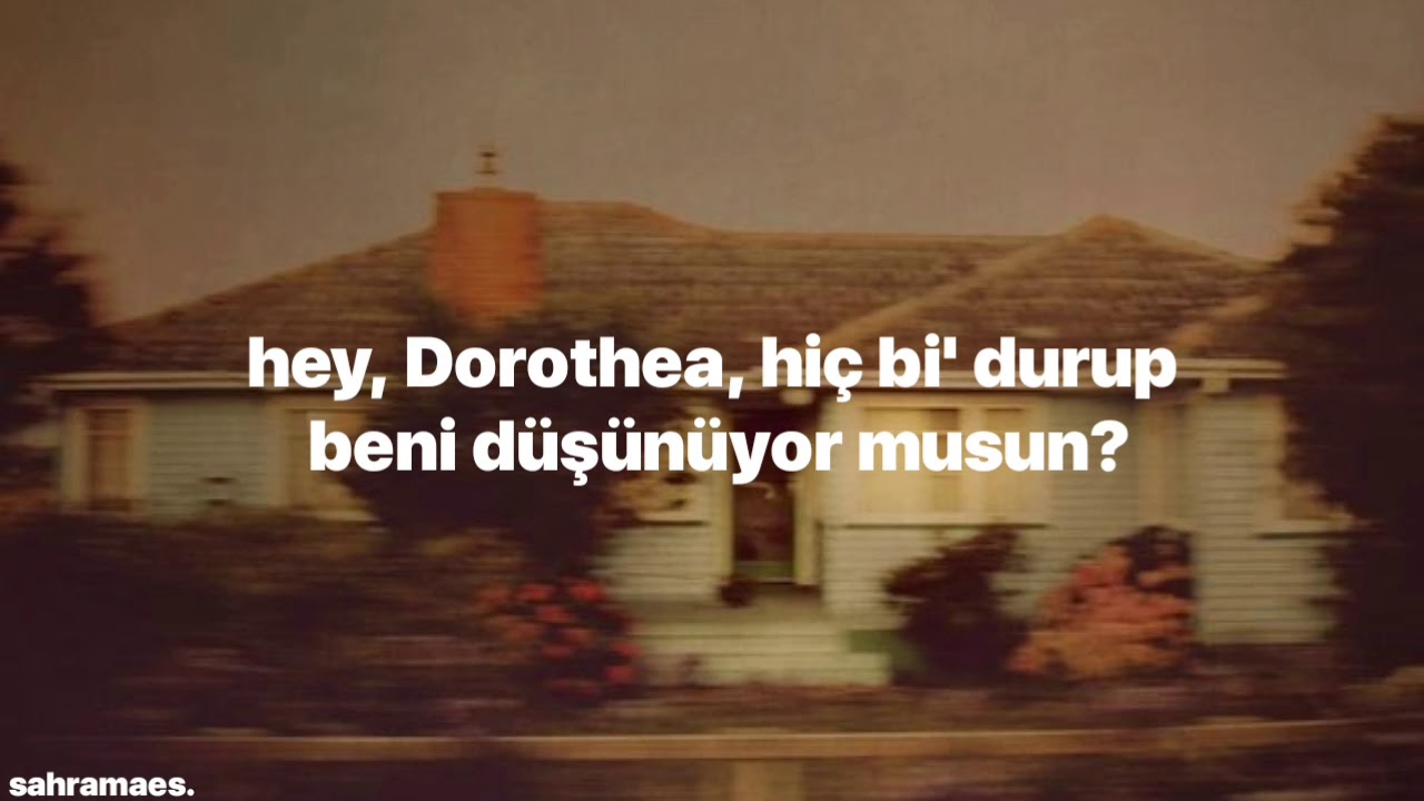 taylor swift - dorothea (türkçe çeviri)