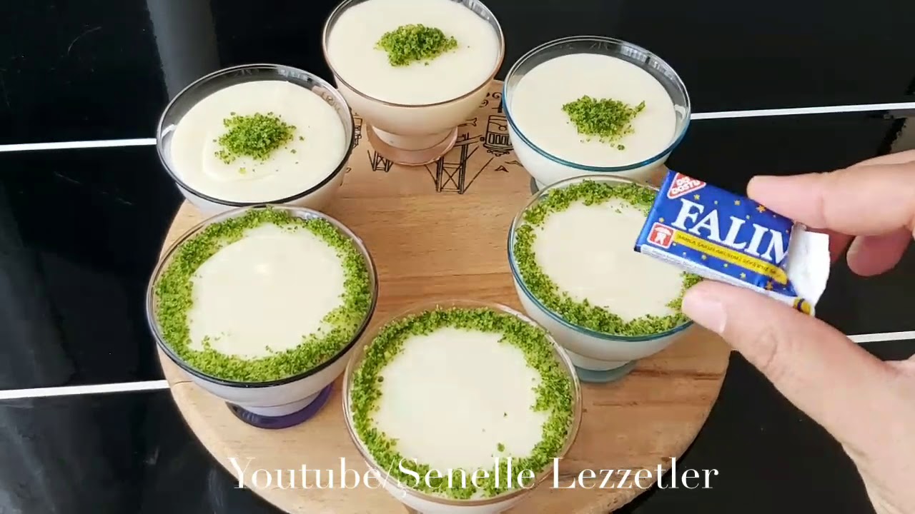 SADECE 2 TANE FALIM SAKIZLA MUHALLEBİNİZE FARK KATIN👌
