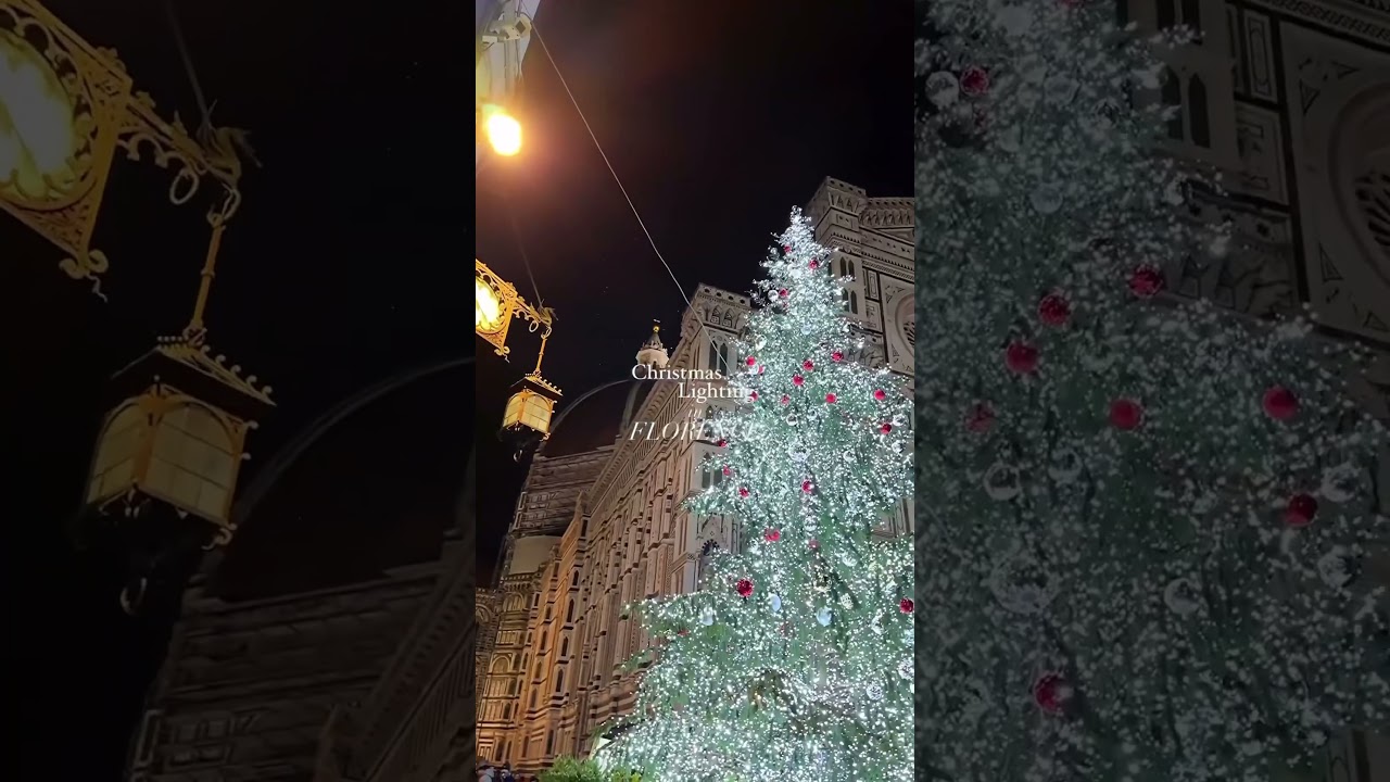 ✨🎄 Christmas Lights Magic in Beautiful Florence | Festive December Getaway 2023 🇮🇹