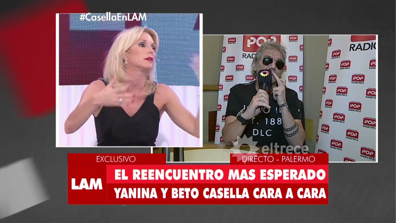 Beto Casella y Yanina Latorre recuerdan el día que se cruzaron en la mesa de Mirtha Legrand