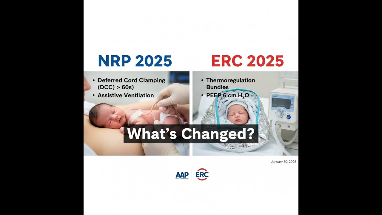 AAP vs. ERC: 2025 Neonatal Resuscitation Guidelines Comparison | APPNA Pediatrics