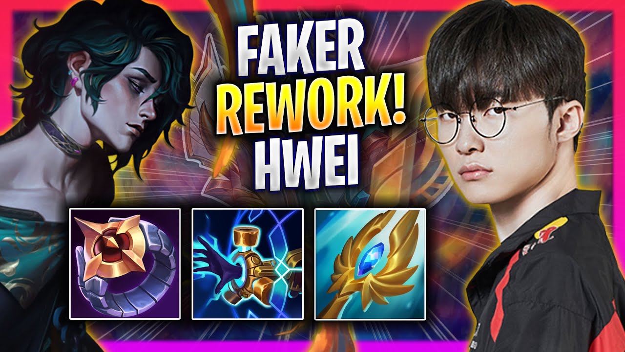 FAKER TRIES HWEI WITH NEW REWORK! - T1 Faker Plays Hwei MID vs Irelia! | Season 2024