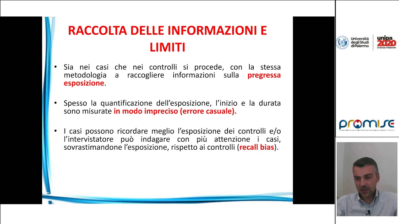 4.  Gli studi epidemiologici caso controllo