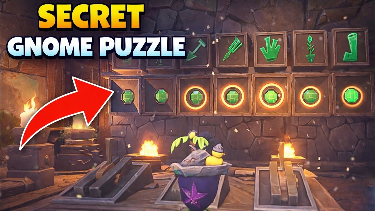 Secret Gnome Puzzle in Giddy Park | PvZ Battle for Neighborville