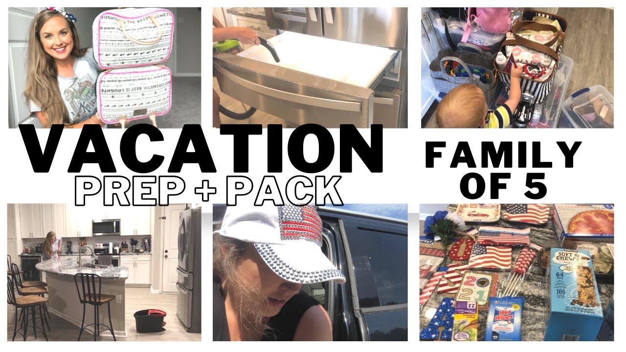 *NEW* 2021 VACATION PACK + PREP | FAMILY OF 5 | BEACH VACATION | HOMEMAKER | MEREDITH KING | FLORIDA