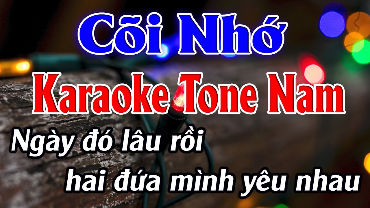C&otilde;i Nhớ Karaoke Tone Nam Karaoke Đức Duy - Beat 2023