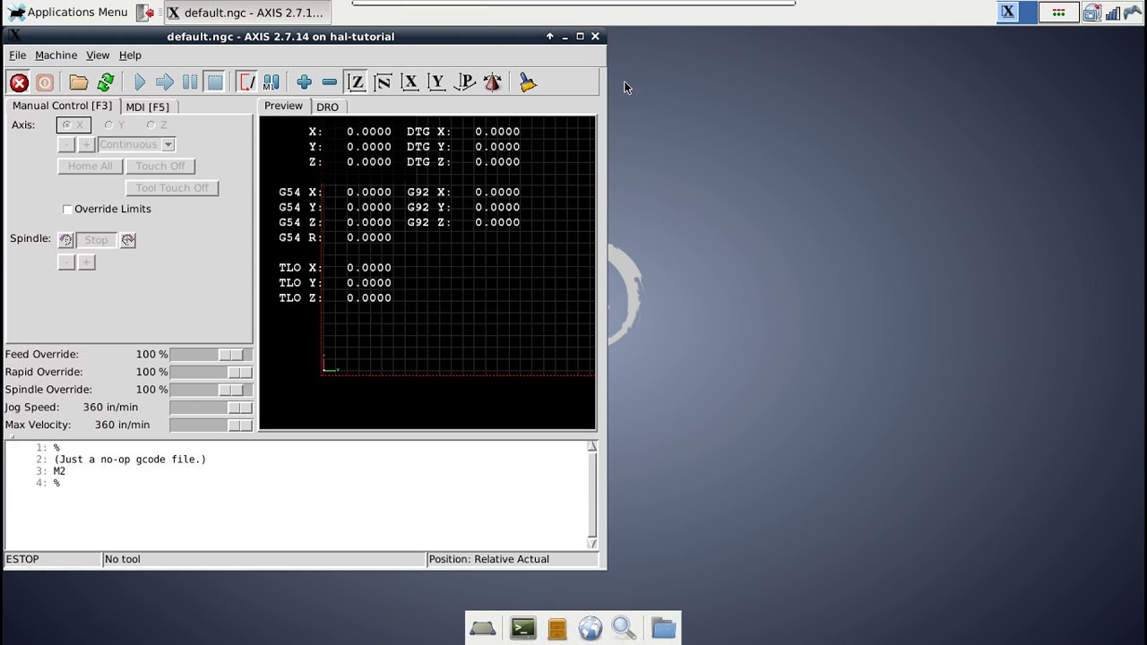 LinuxCNC HAL #2: INI improvements