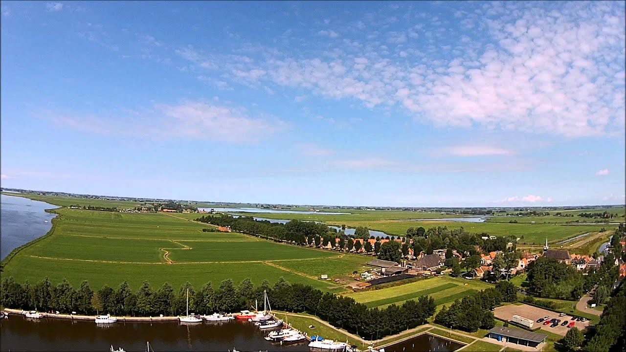Heeg, and Heegermeer, Friesland, the Netherlands. DJI Phantom Vision