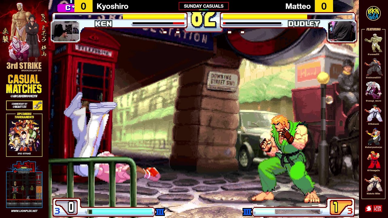 3rd Strike @ArcadeBrooklyn -Casuals 1/18/2026