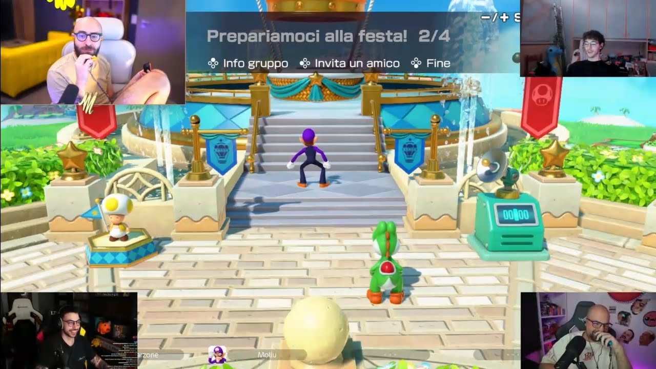 MARZA SUPER MARIO PARTY CON MOLLU GIANKO E IL FAZZONE PARTE 1