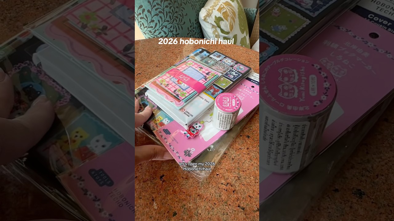 2026 Hobonichi Haul 💕 Yumi Kitagishi #hobonichi #planner #hobonichiweeks