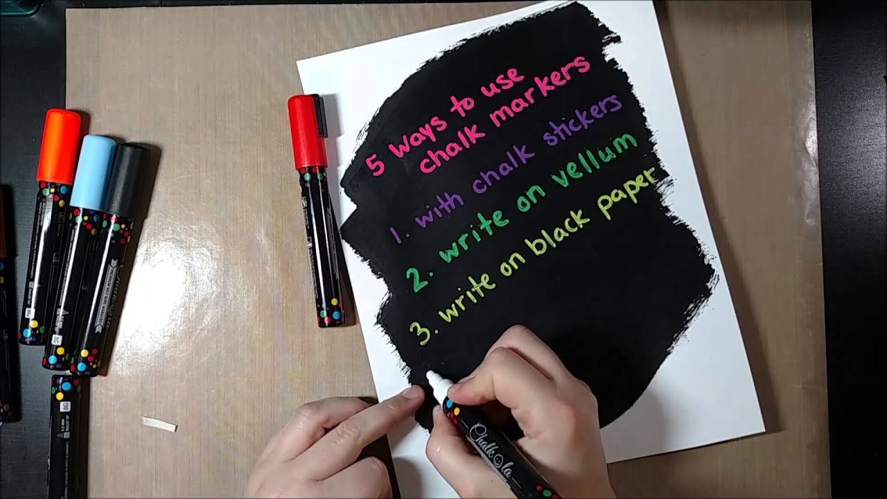 5 Ways to Use Chalk Markers featuring Chalkola Markers