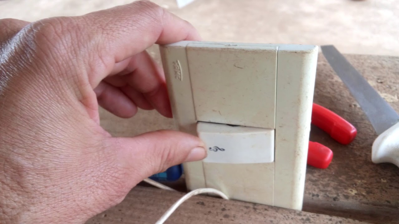 Botueira simples fechadura elétrica