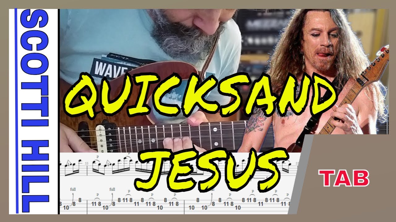 QUICKSAND JESUS /Skid Row - Scotti Hill Solo Cover with TAB
