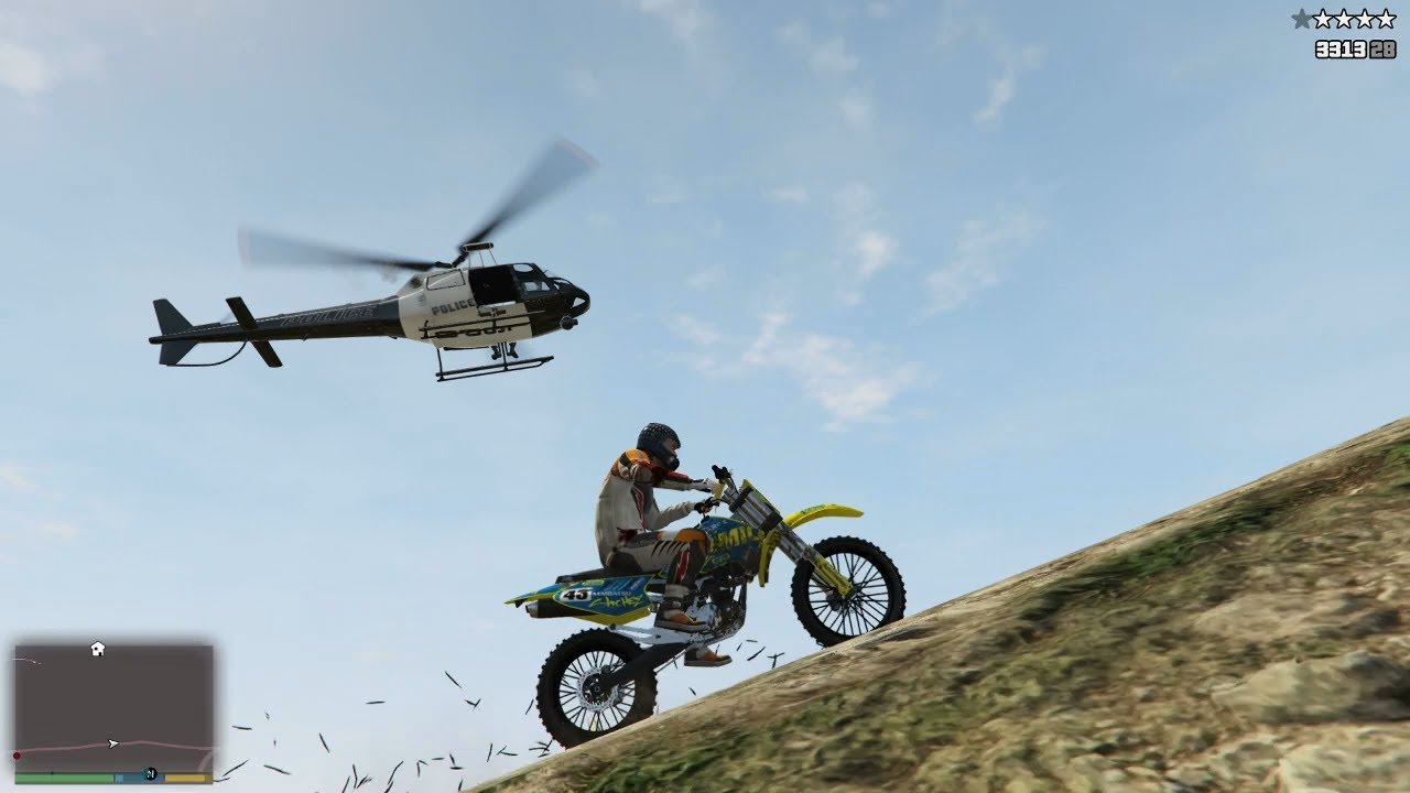 GTA 5 - POLICE CHASE (SANCHEZ)
