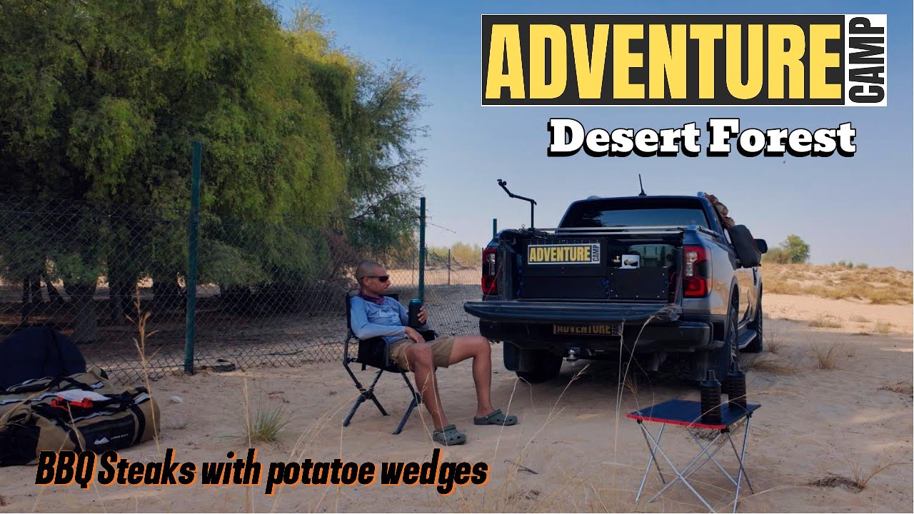 Solo Summer Camping in the Desert | BBQ Steak Dinner and a Breakfast Feast