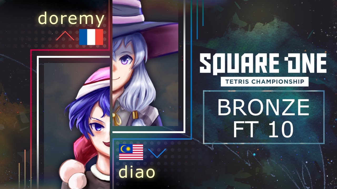 Doremy vs Diao - BRONZE MATCH (3rd Place) - Square One Tetris Championship 2022