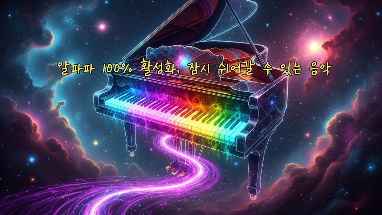 알파파 스크랴빈 느낌의 피아노 연주  : 집중력,명상,잡념제거,카페음악,휴식 / Alpha Waves Piano Music: like Scriabin