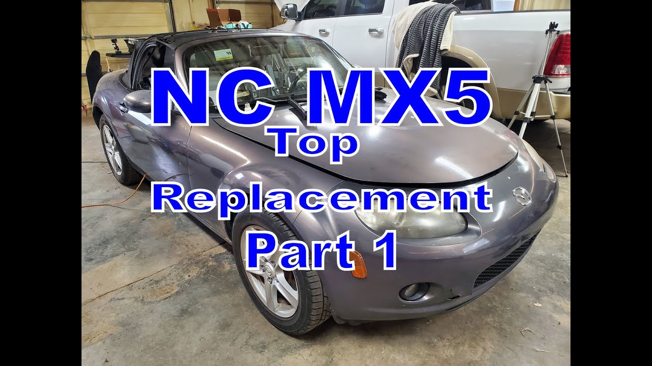 Замена верхней части MX5 NC Miata, часть 1